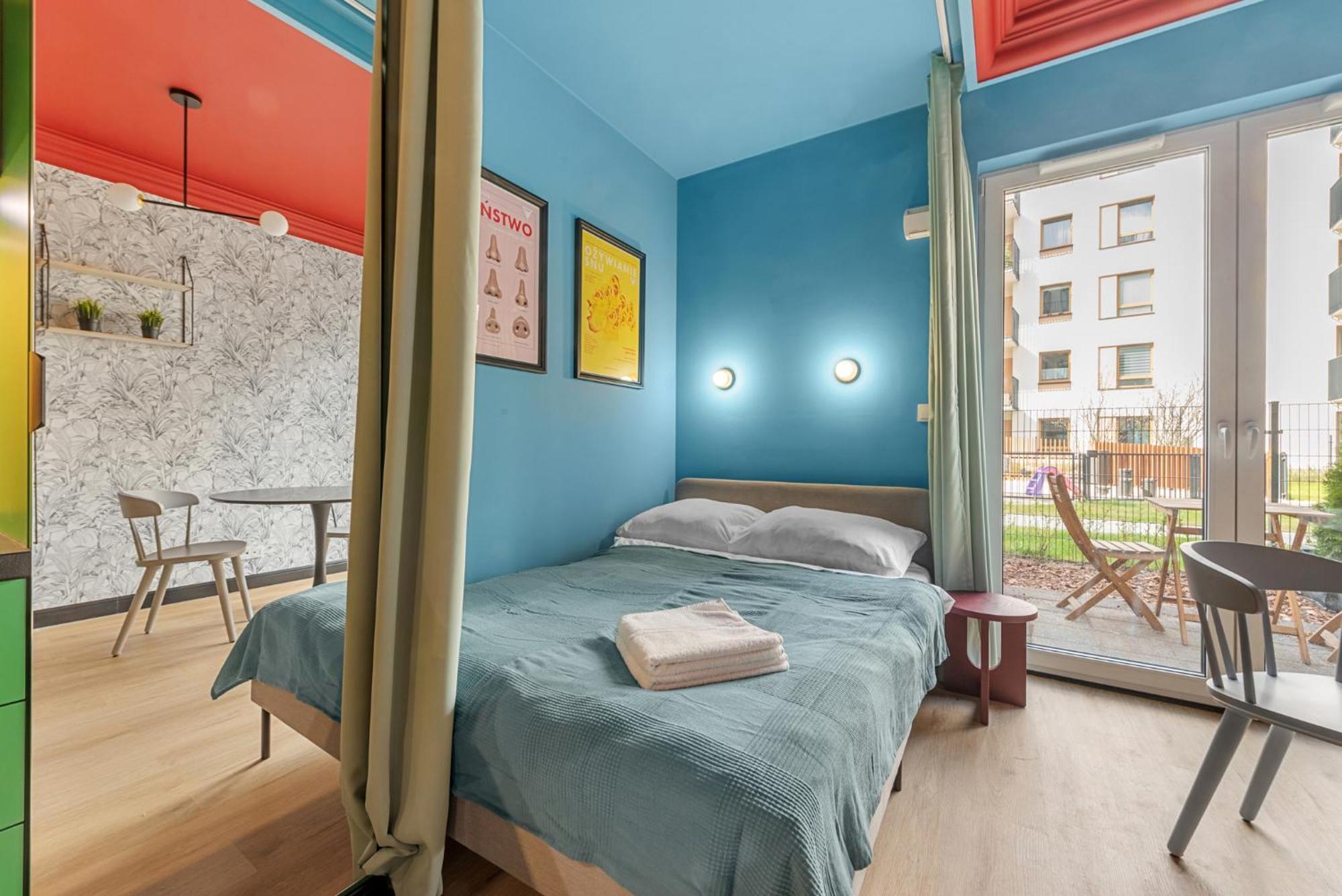 Appartamento Colorful Apt Close To The Center Great Location Varsavia Esterno foto