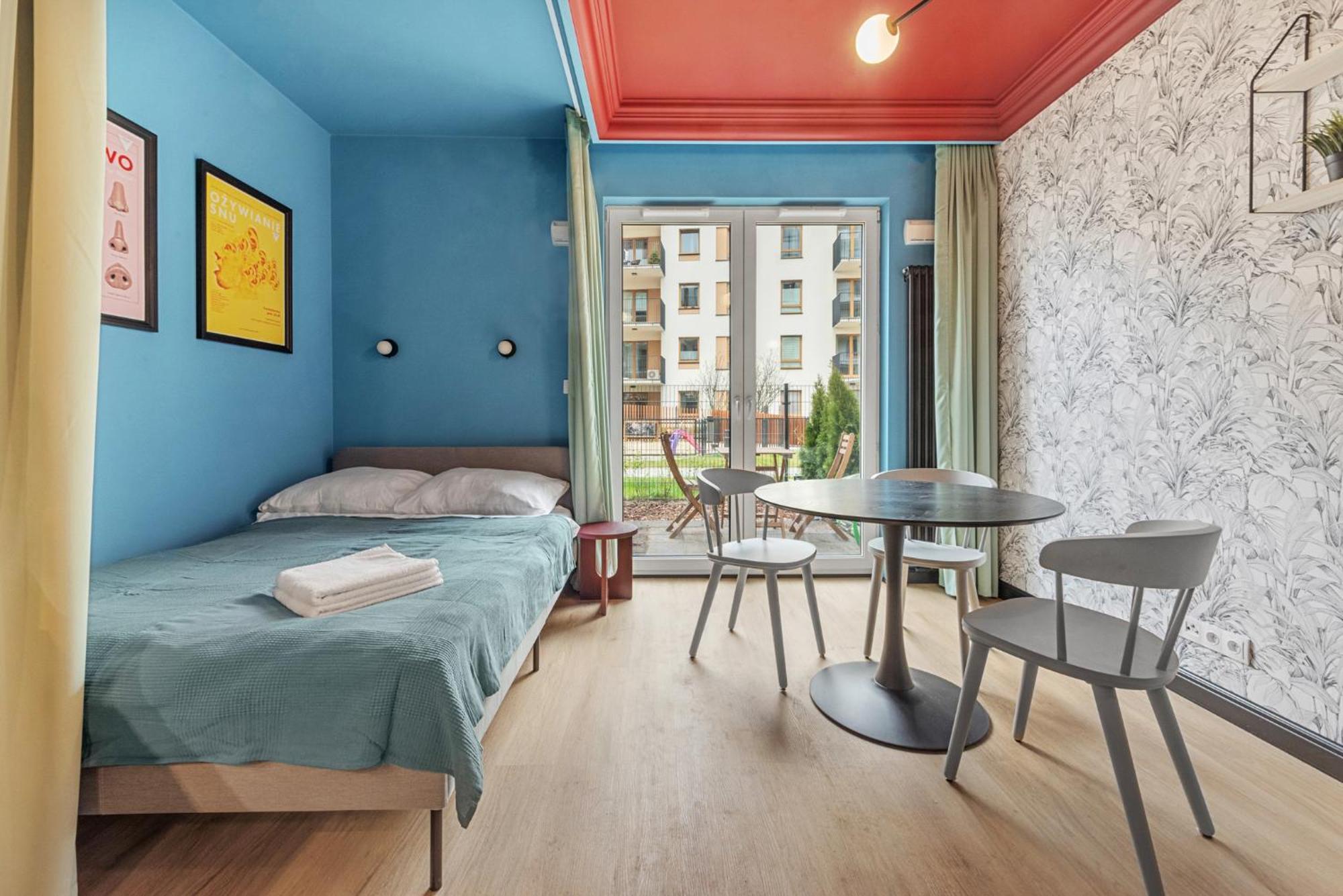 Appartamento Colorful Apt Close To The Center Great Location Varsavia Esterno foto